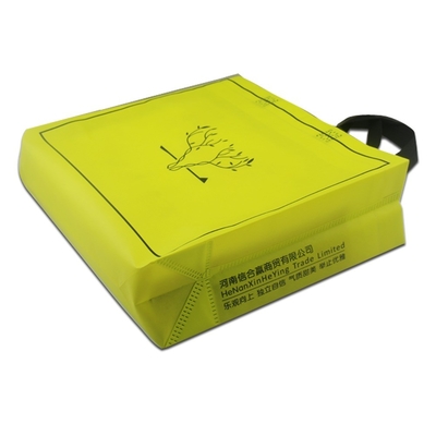 Grote herbruikbare handvat Grocery Tote Custom Non Woven Shopping Bag voor huishoudelijke producten