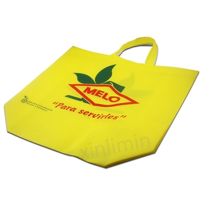 Grote herbruikbare handvat Grocery Tote Custom Non Woven Shopping Bag voor huishoudelijke producten