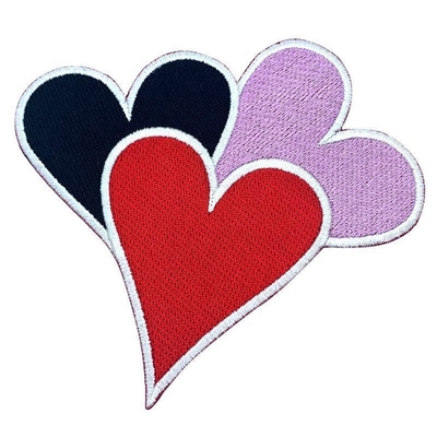 3D Custom Fabric geborduurde patch badges voor decoratie Sequins Kleding borduurwerk