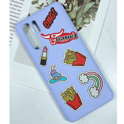 3D Custom Embroidery Patch Iron On Patches voor kleding in stof