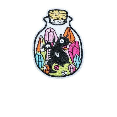 Custom Iron On Embroidery Patches Chenille geborduurde patches 3D stof type doek