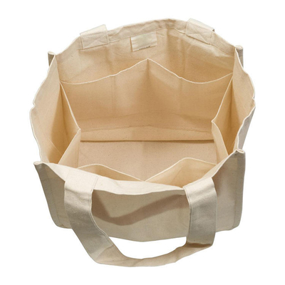 Uitstalling Op maat gedrukt Eco gerecycled lege winkeltas Plain Organic Cotton Canvas Tote Bag Met Logo
