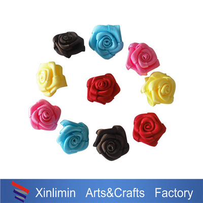 Kleur haar decoratie kerstband 100% polyester lint mini bogen voor wijn wijnflessen