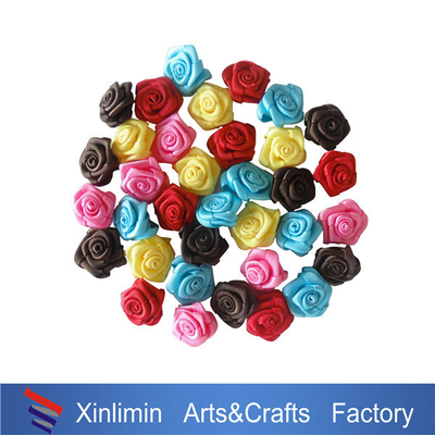 Kleur haar decoratie kerstband 100% polyester lint mini bogen voor wijn wijnflessen