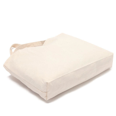 100% katoenen winkels Custom Printed Logo Beach Canvas Tote Bag voor zakelijke winkels