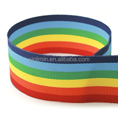 Mode en nuttige gedrukte Satin Grosgrain Moire lint voor aangepaste branding