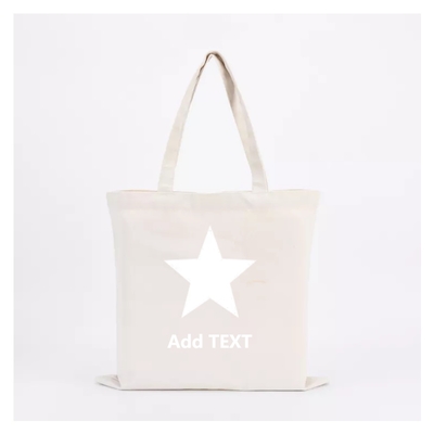Groenteproducten Gepersonaliseerd Logo Gedrukt Recycle Plain Organic Cotton Canvas Tote Winkeltasjes Met Zipper