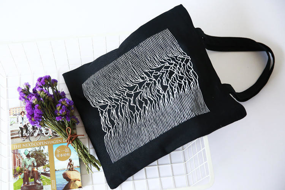 Custom Canvas Tote Bag Casual Big Shoulder Shopping Bag voor modieus winkelen