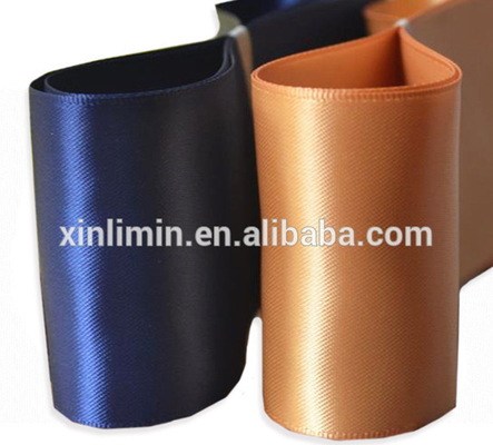 Eco-vriendelijk recycle polyester materiaal lint satine lint voor huis textiel 3mm-100mm