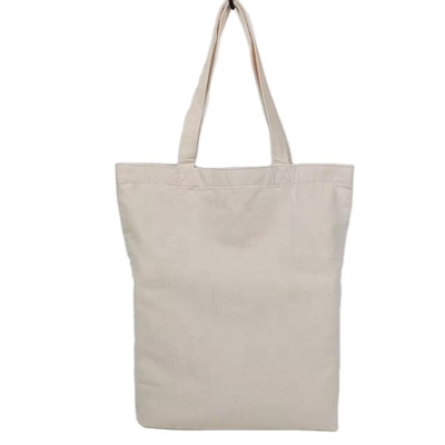 Custom Logo Shopping Tote Bags met een hoge capaciteit en 100% katoenen Canvas Beach Bags
