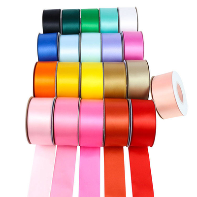 100% polyester enkelzijdig satine lint in 196 maatkleuren 38mm 50mm 100 yards/rol