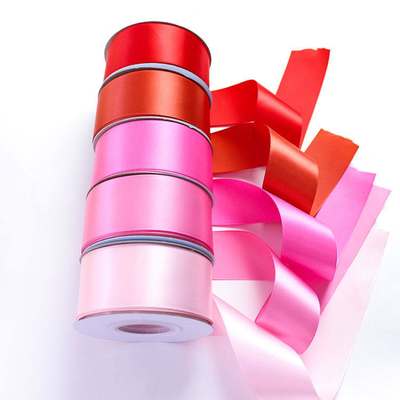 100% polyester enkelzijdig satine lint in 196 maatkleuren 38mm 50mm 100 yards/rol