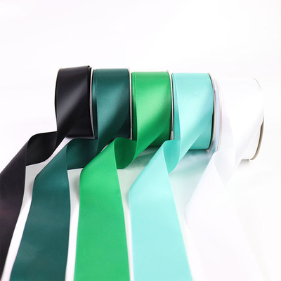 100% polyester enkelzijdig satine lint in 196 maatkleuren 38mm 50mm 100 yards/rol