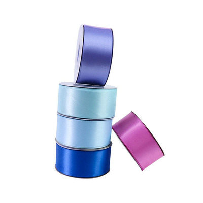 100% polyester enkelzijdig satine lint in 196 maatkleuren 38mm 50mm 100 yards/rol