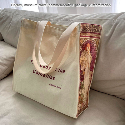 OEM/ODM Geaccepteerde kunsttassen voor toeristische souvenirs British Museum Canvas Print Pattern