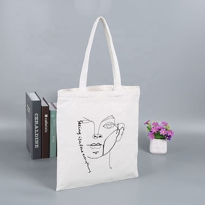 Gepersonaliseerde kleur gerecycled winkelwaren Canvas Calico Tote Bags