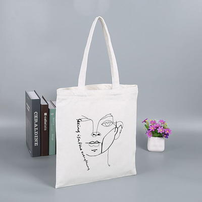 Gepersonaliseerde kleur gerecycled winkelwaren Canvas Calico Tote Bags