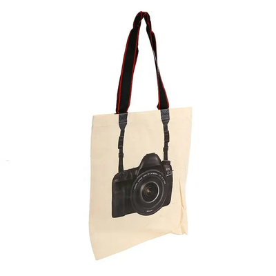 Aanpasbare Screen Printing Camera Shopping Tote Bag voor duurzaam en gepersonaliseerd