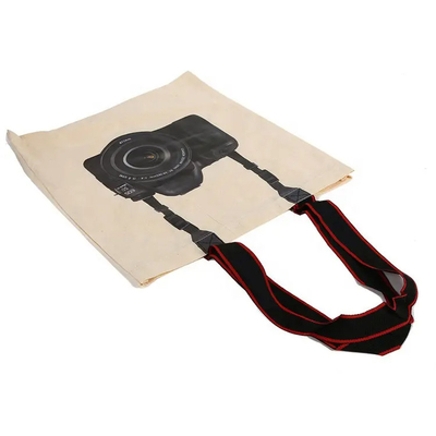 Aanpasbare Screen Printing Camera Shopping Tote Bag voor duurzaam en gepersonaliseerd