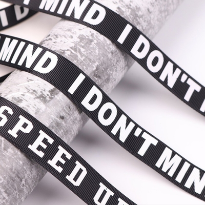 OEM zijde lint bruiloft aangepaste lint 100% polyester