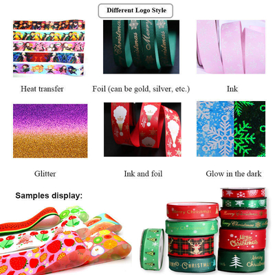 100% polyester enkel gezicht ontwerper Grosgrain Ribbon Strip 3 inch