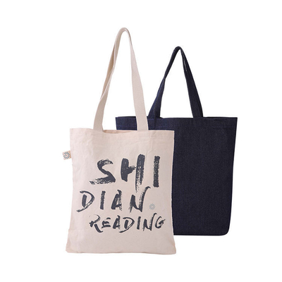 Winkelen Makkelijk Custom Canvas Tote Bags met milieuvriendelijk materiaal en afgedrukte logo's