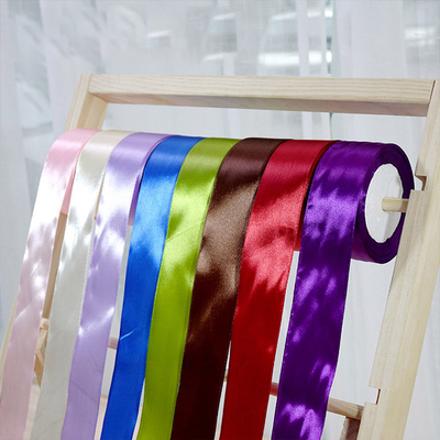 Kerstcadeau verpakking Blauw 100% Polyester Grosgrain lint met en Single Face Style