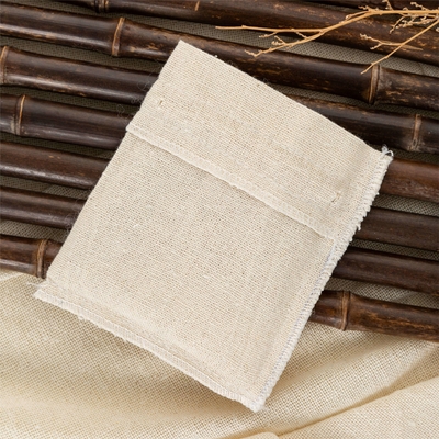 Custom Logo Eco Friendly Luxury Soft Cotton Pouch voor duurzame sieraden organisatie