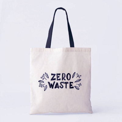 Soft Canvas Recycle Tote Bag gemaakt van duurzaam herbruikbaar katoen