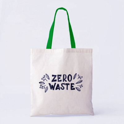 Soft Canvas Recycle Tote Bag gemaakt van duurzaam herbruikbaar katoen