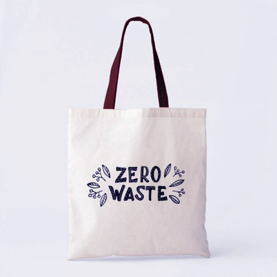 Soft Canvas Recycle Tote Bag gemaakt van duurzaam herbruikbaar katoen
