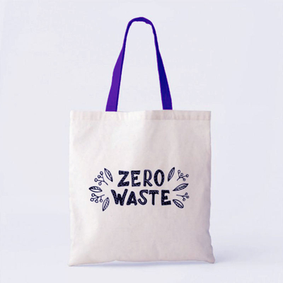 Soft Canvas Recycle Tote Bag gemaakt van duurzaam herbruikbaar katoen