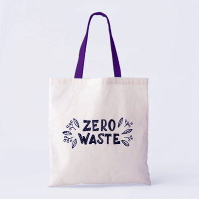 Soft Canvas Recycle Tote Bag gemaakt van duurzaam herbruikbaar katoen