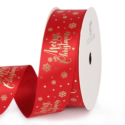 100% polyester op maat gedrukt grofkorrel lint enkel gezicht