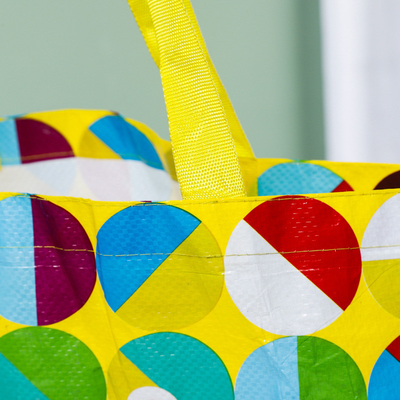 Milieuvriendelijke Slangenhuid Composite Plastic Kleuren Printing Woven Bag voor de behoeften van de klant
