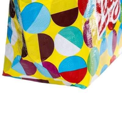 Milieuvriendelijke Slangenhuid Composite Plastic Kleuren Printing Woven Bag voor de behoeften van de klant