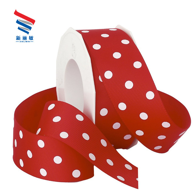 Persoonlijk gemaakt rood polyester grofkorrel lint 1-1/2 inch voor decoreren en cadeau-verpakken