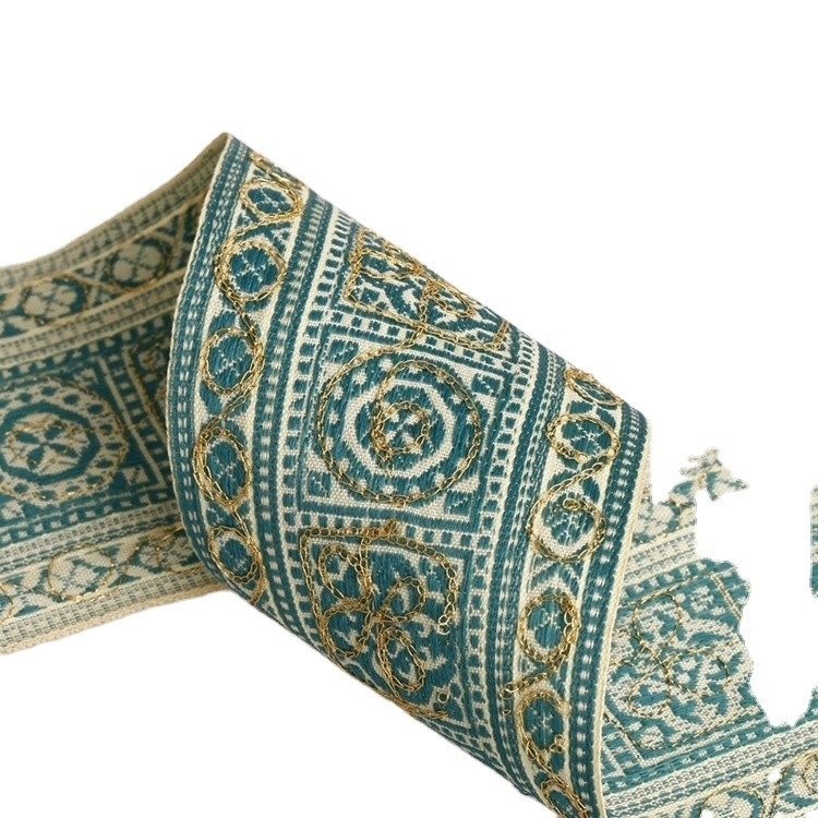 Hoge sterkte dubbel gezicht aangepast Jacquard lint voor cadeau verpakking en decoratie