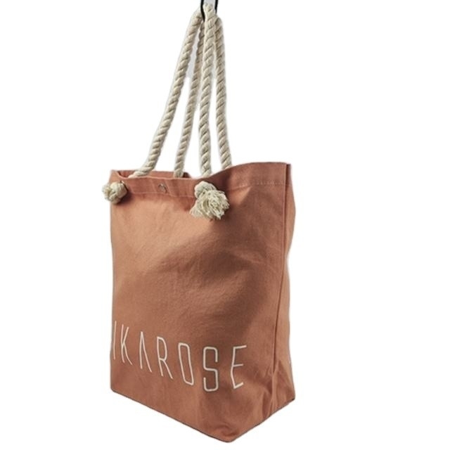 Supermarkt Custom Printed Canvas Tote Bag voor zaken en winkelen in eenvoudig ontwerp