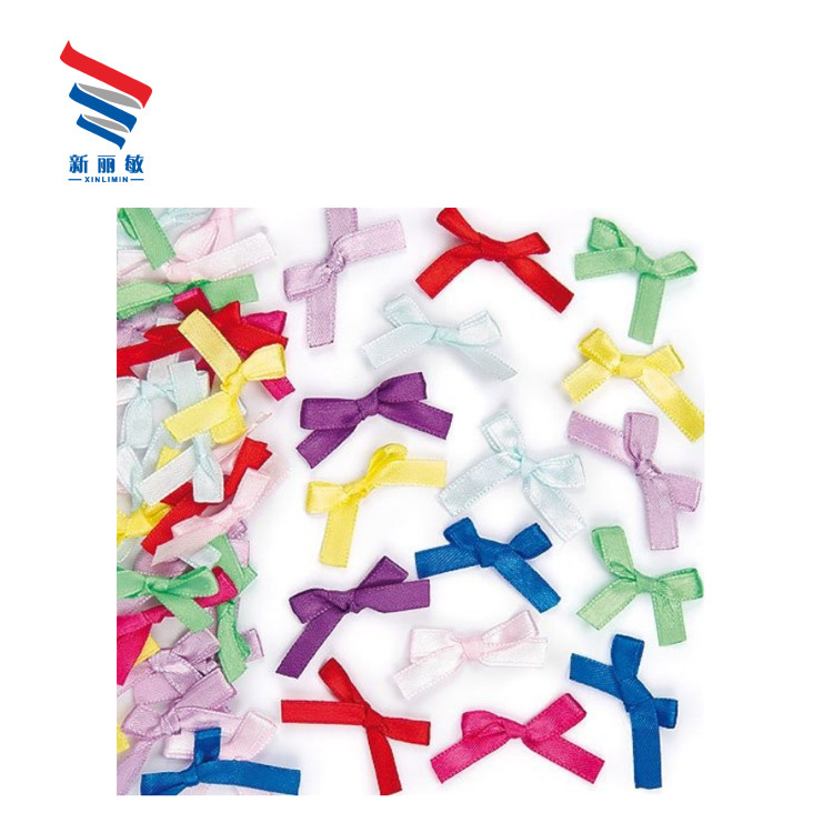 100% polyester Pre Made Mini Satin Ribbon Bow voor lingerie Aanpasbaar en OEM Welkom