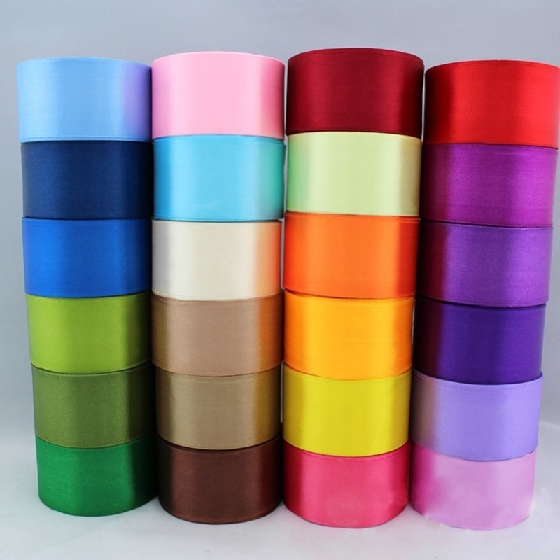 Verpakkingslint met op maat gedrukt logo 3 mm-100 mm Breedte Satin/Grosgrain Stoftype