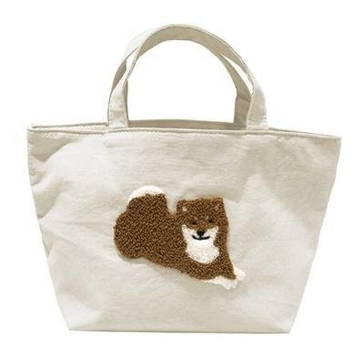 Custom logo Love Animal 3D handdoek geborduurde katoenen tas voor winkelen