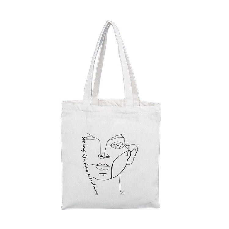 Gepersonaliseerde kleur gerecycled winkelwaren Canvas Calico Tote Bags
