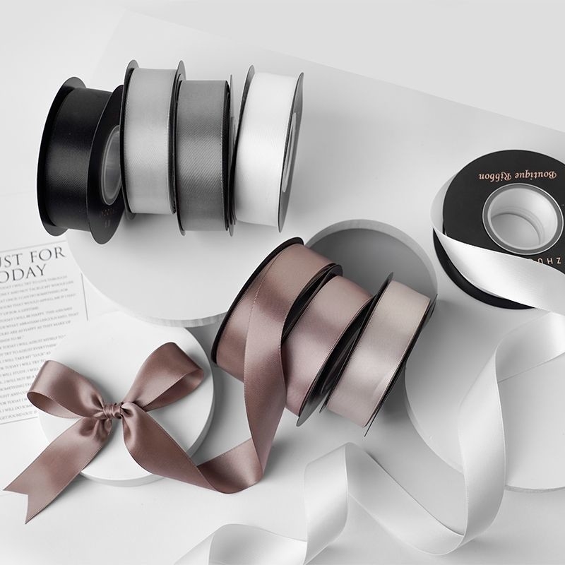 Op maat gedrukt luxe merk gepersonaliseerde Valentijnsdag vrolijk kerstgeschenk lint met logo